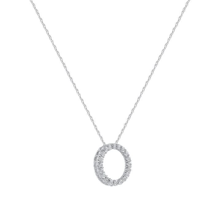 1/10 Carat Natural Diamond Circle Pendant WHILE SUPPLIES LAST