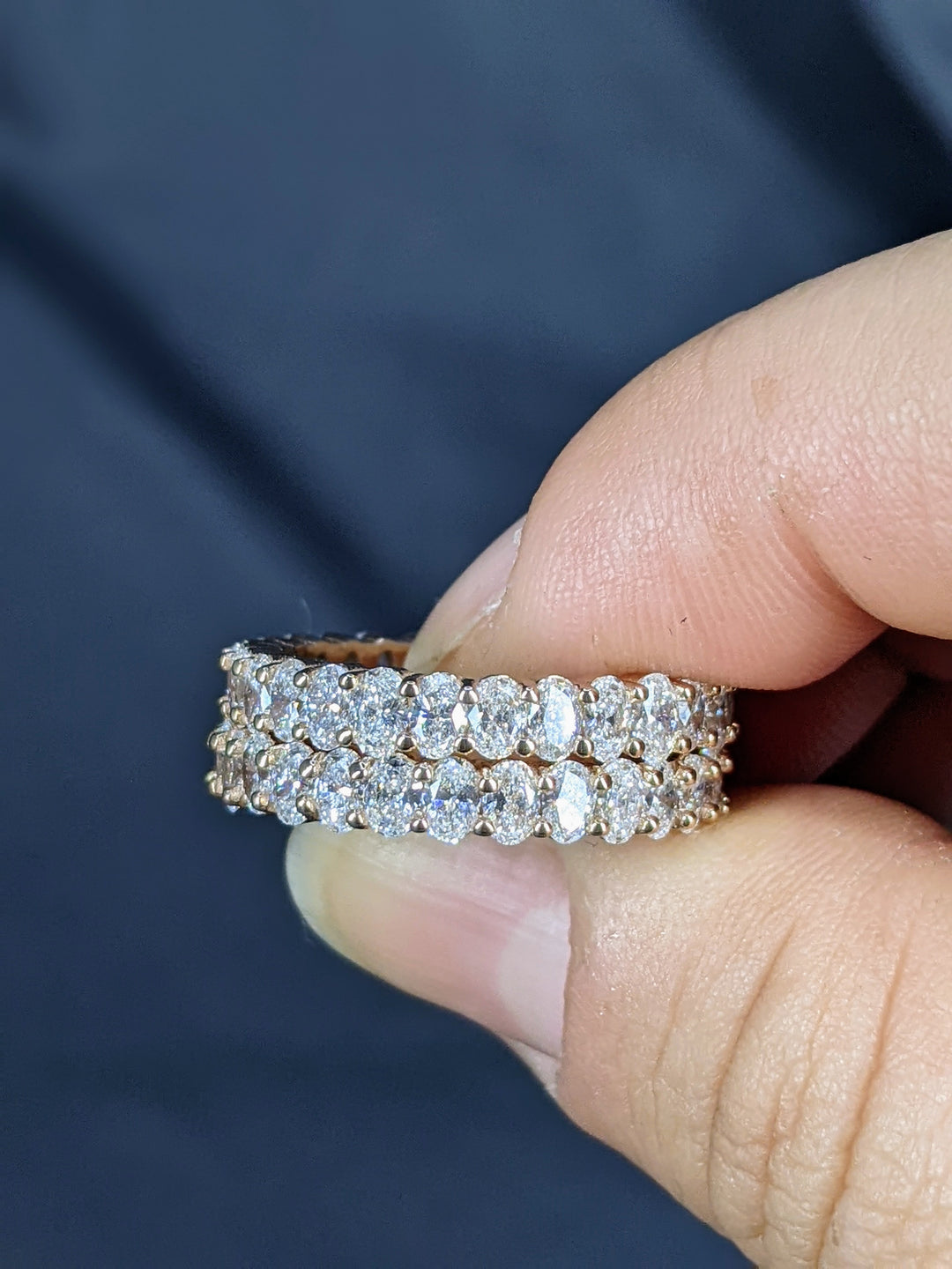 2.25 Ct. Tw. Oval Cut Diamond Eternity Band