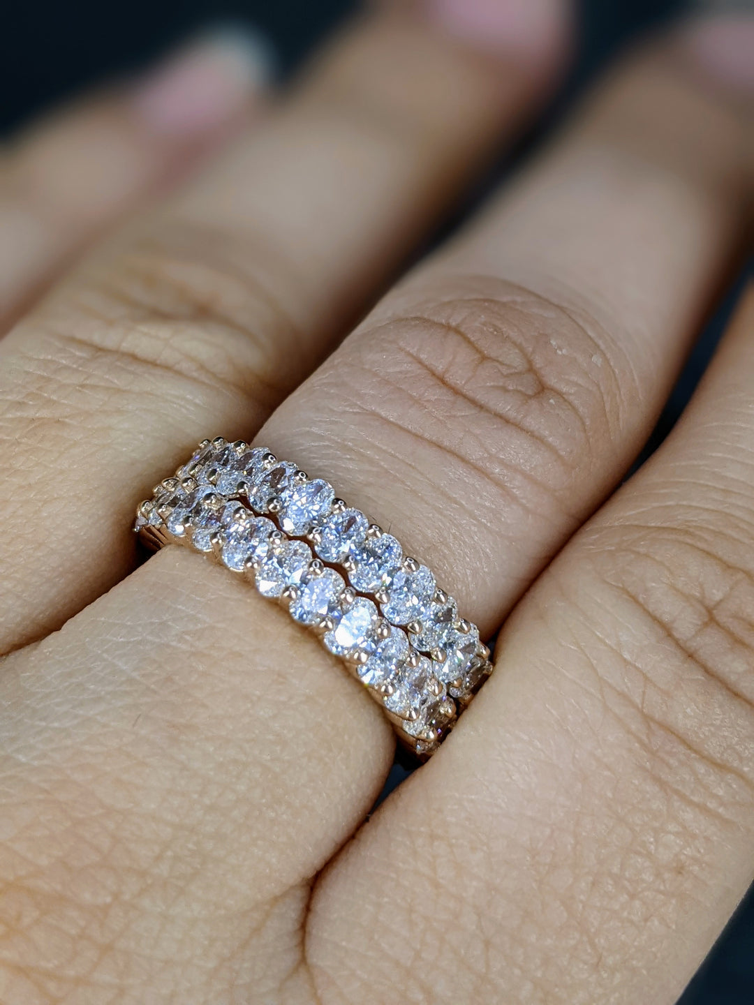 2.25 Ct. Tw. Oval Cut Diamond Eternity Band