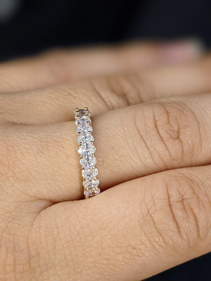 2.25 Ct. Tw. Oval Cut Diamond Eternity Band