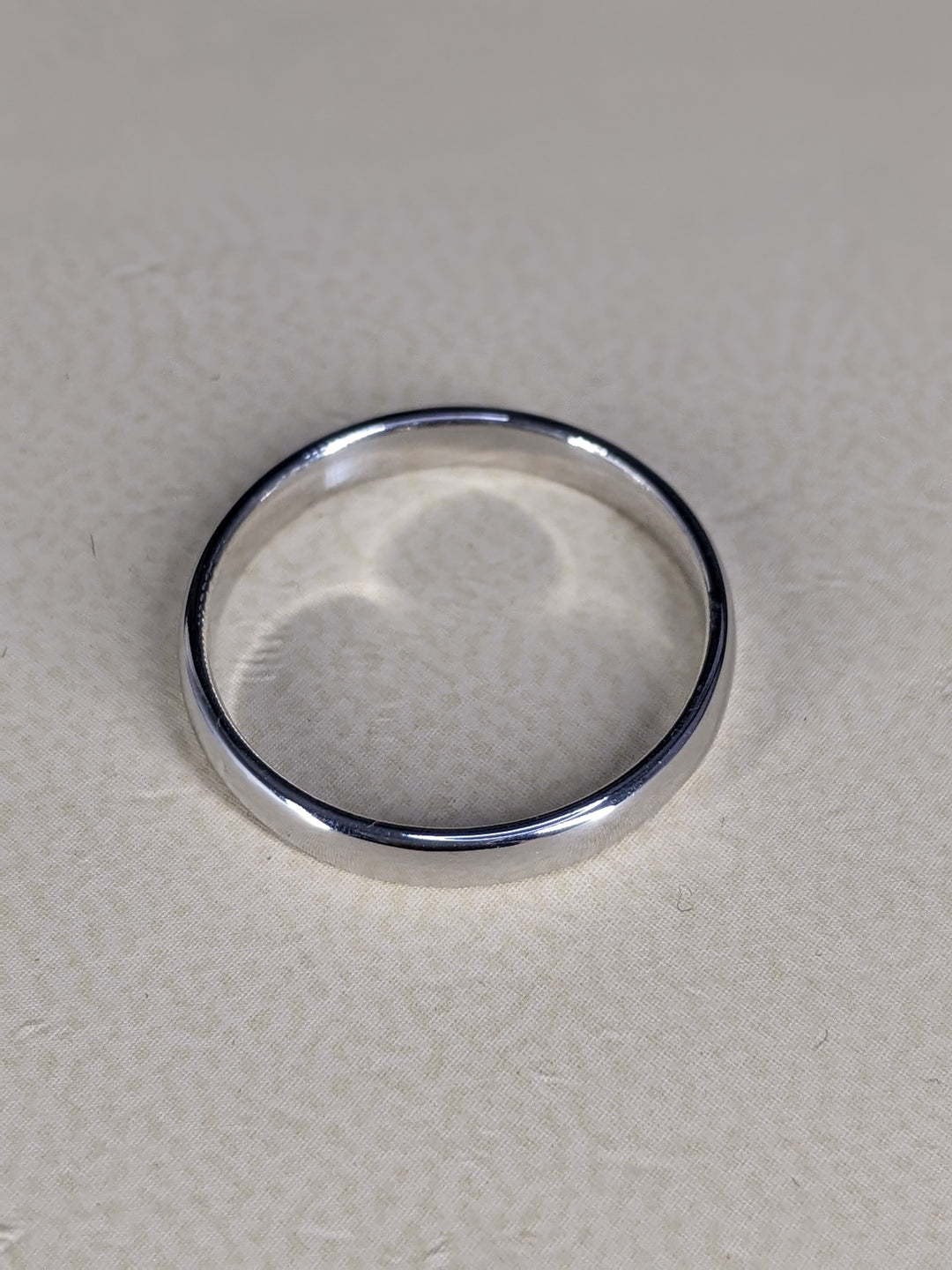 Solid Gold 3MM Plain Wedding Band Comfort Fit