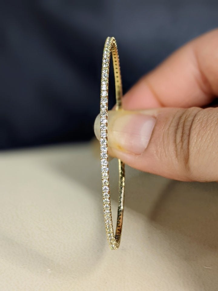 Flexible Bracelet Bangle 1.50 Ct. Tw. Round Diamonds