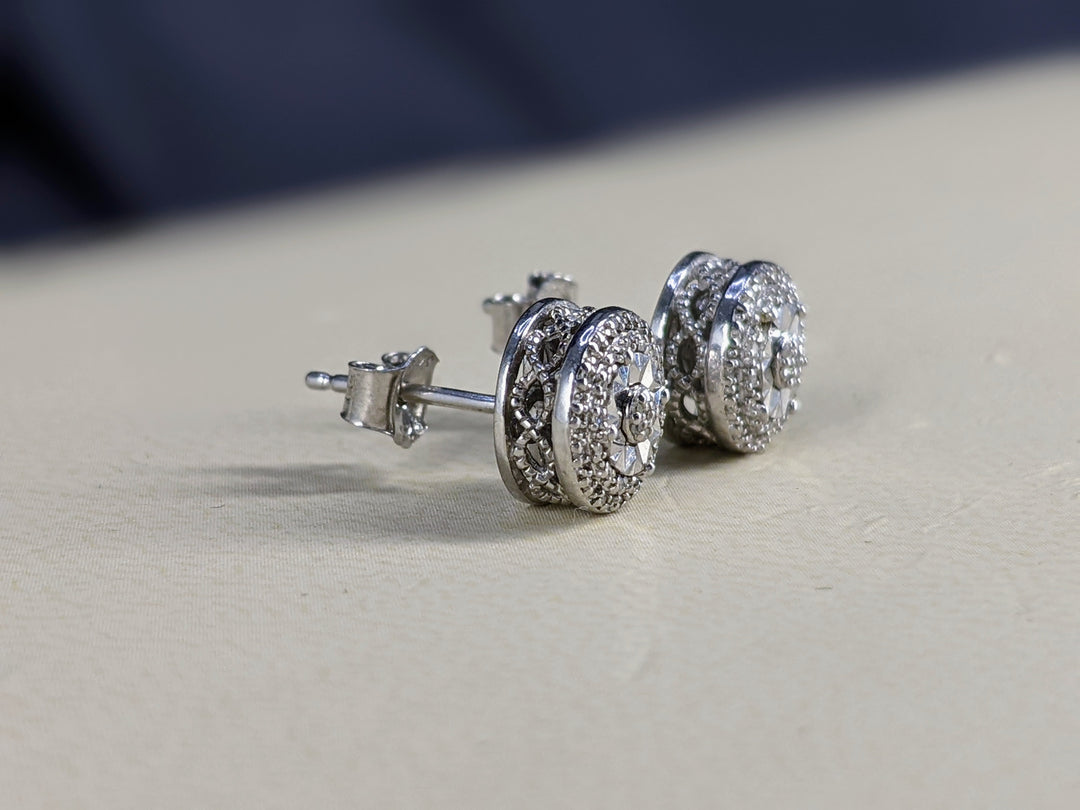 Natural Diamond 1/10 Carat Stud Earrings WHILE SUPPLIES LAST