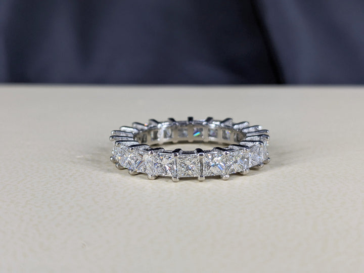 6.00 Carat Princess Cut Diamond Eternity Band