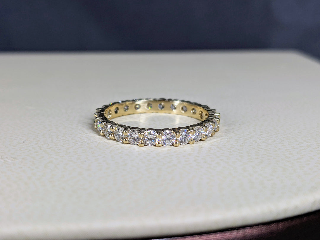 1.50 Carat Brilliant Round Cut Diamond Eternity Band