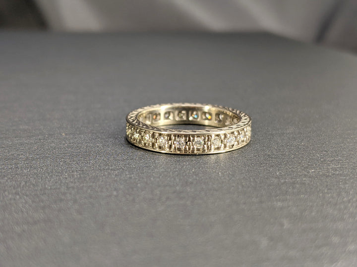 0.90 Carat Brilliant Round Cut Diamond Eternity Band