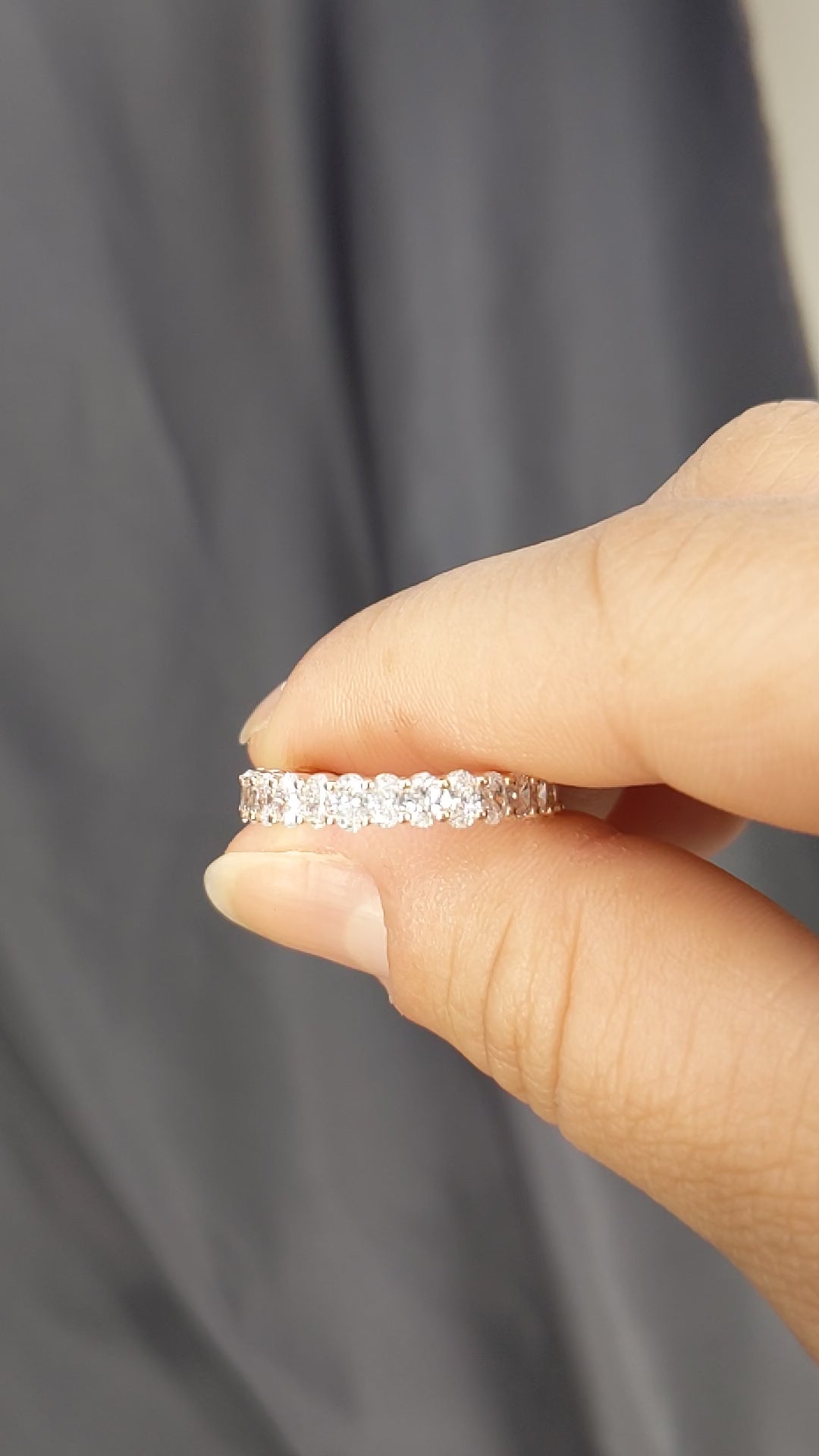 2.25 Ct. Tw. Oval Cut Diamond Eternity Band