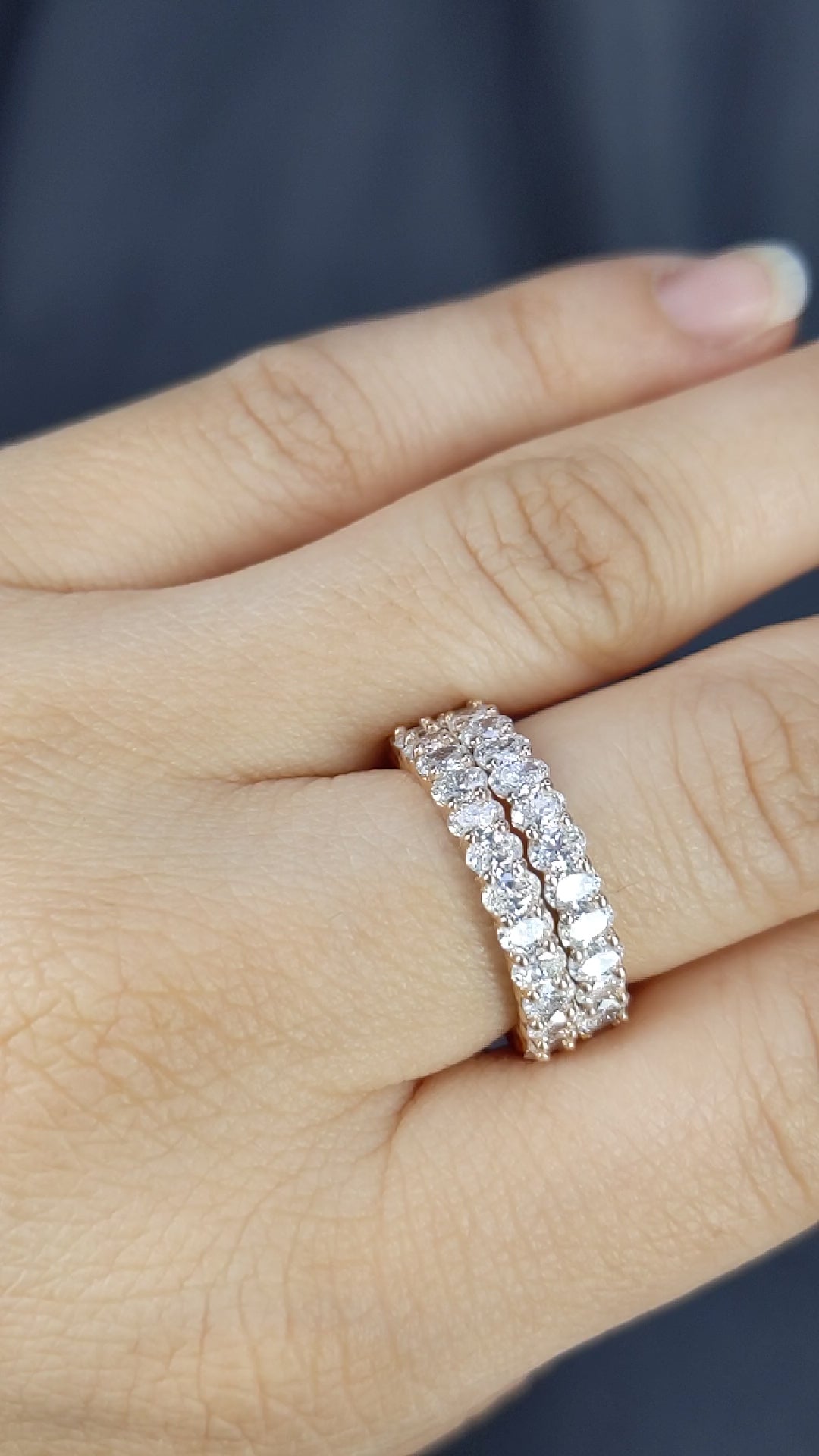 2.25 Ct. Tw. Oval Cut Diamond Eternity Band