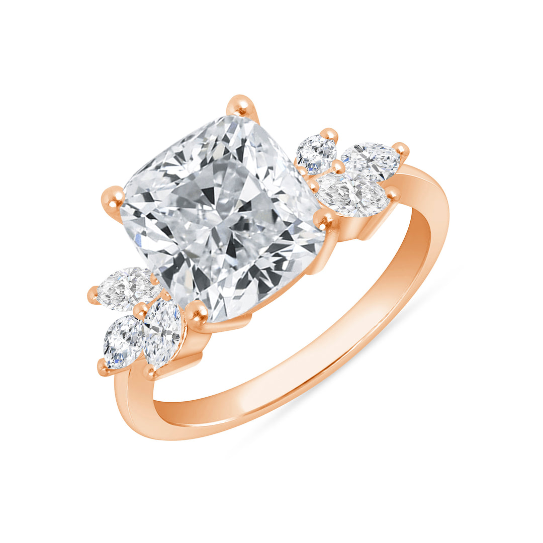 1.75 CTW. Cushion Cut Diamond Engagement Ring