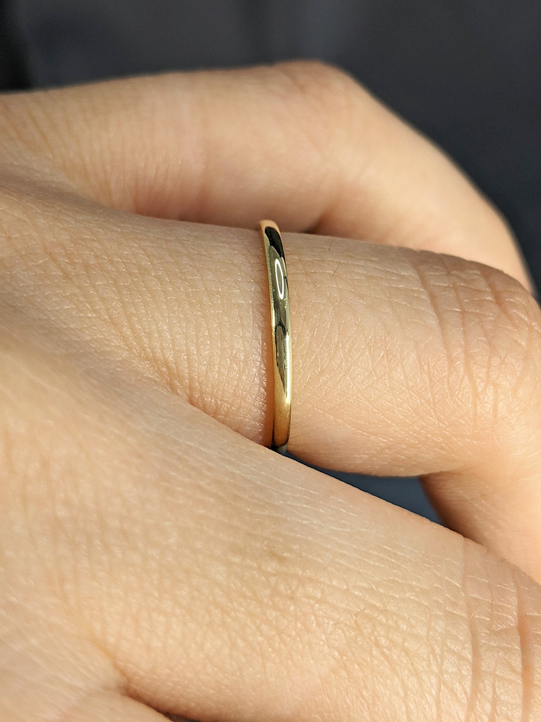 1.5MM Plain Wedding Band Comfort Fit