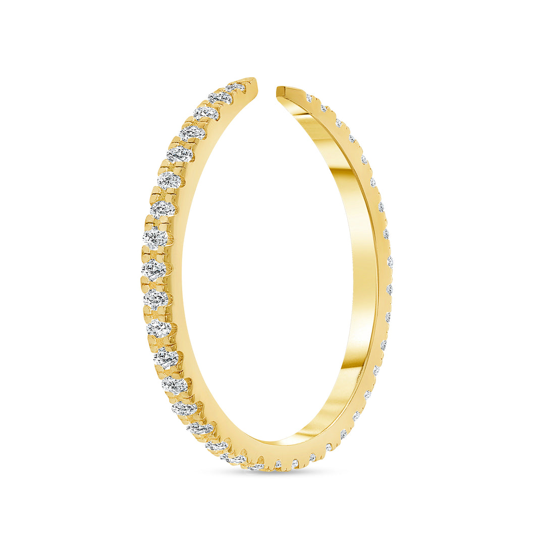 0.33 Ct. Tw. Diamond Thin Eternity Open Ring