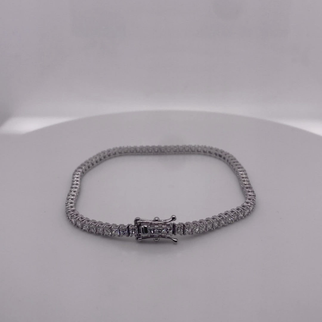 Princess Cut Diamond Tennis Bracelet 4.00 Ct. Tw.