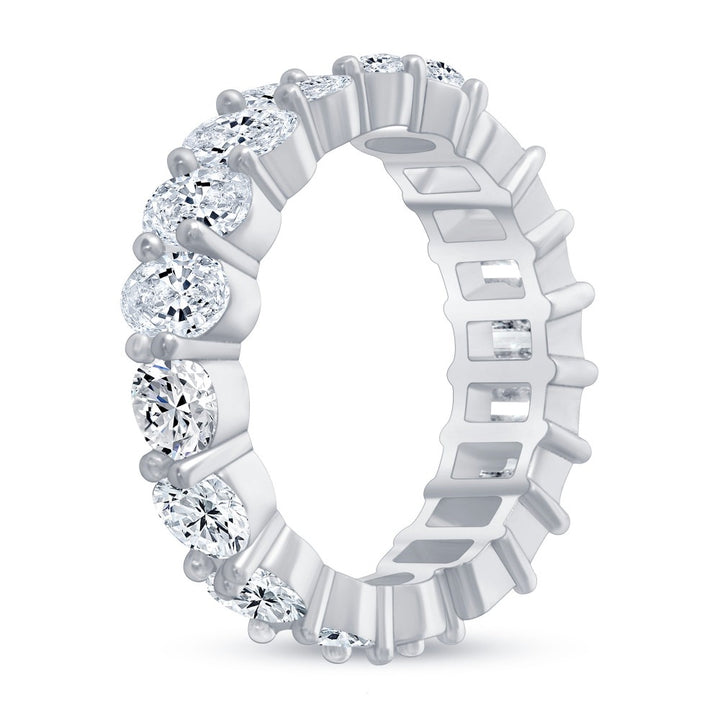 4.80 Carat Multi-Cut Diamond Eternity Band H,VS