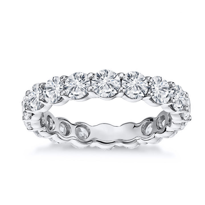 3.00 Carat Brilliant Round Cut Diamond Eternity Band