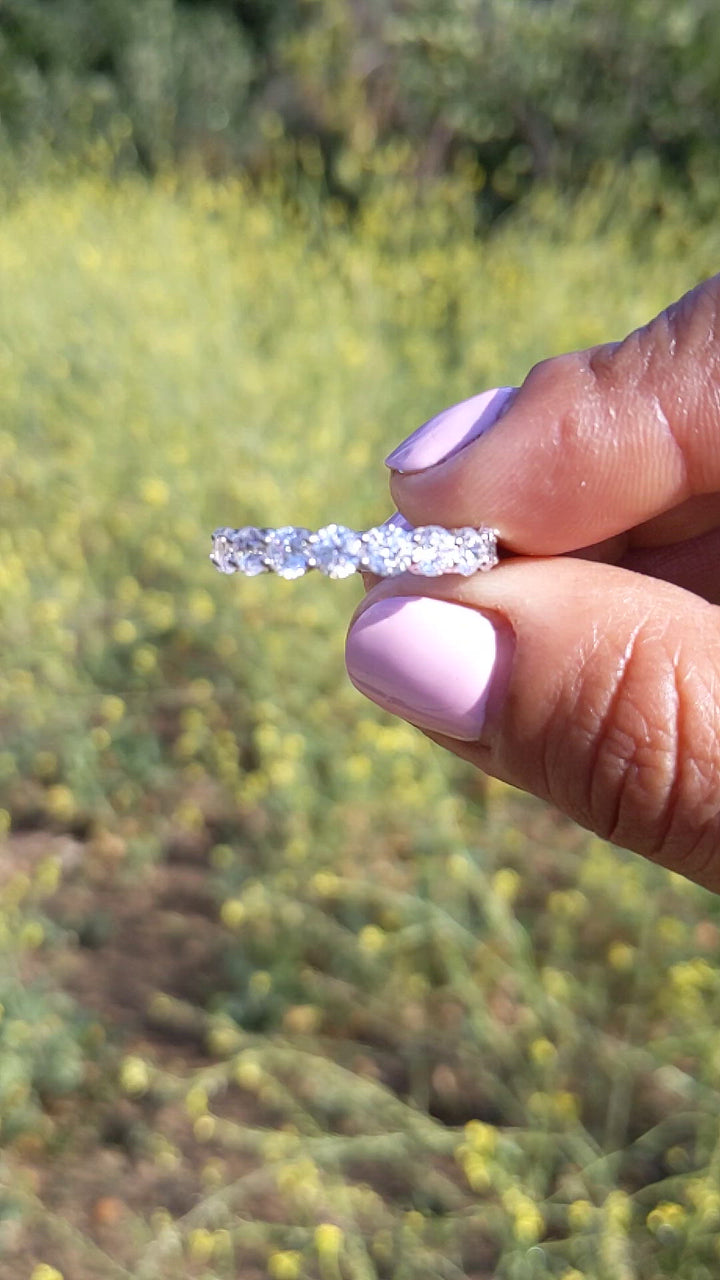 3.54 Carat Brilliant Round Cut Diamond Eternity Band