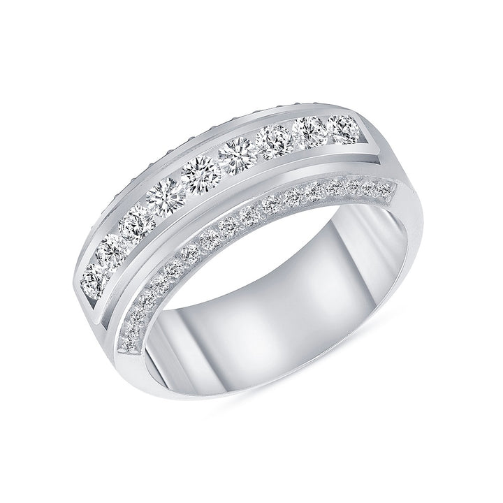 Men's 1.50 Ct. Tw. Brilliant Round Cut Diamond Wedding Band