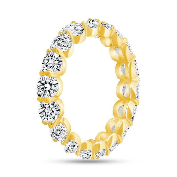 3.54 Carat Brilliant Round Cut Diamond Eternity Band