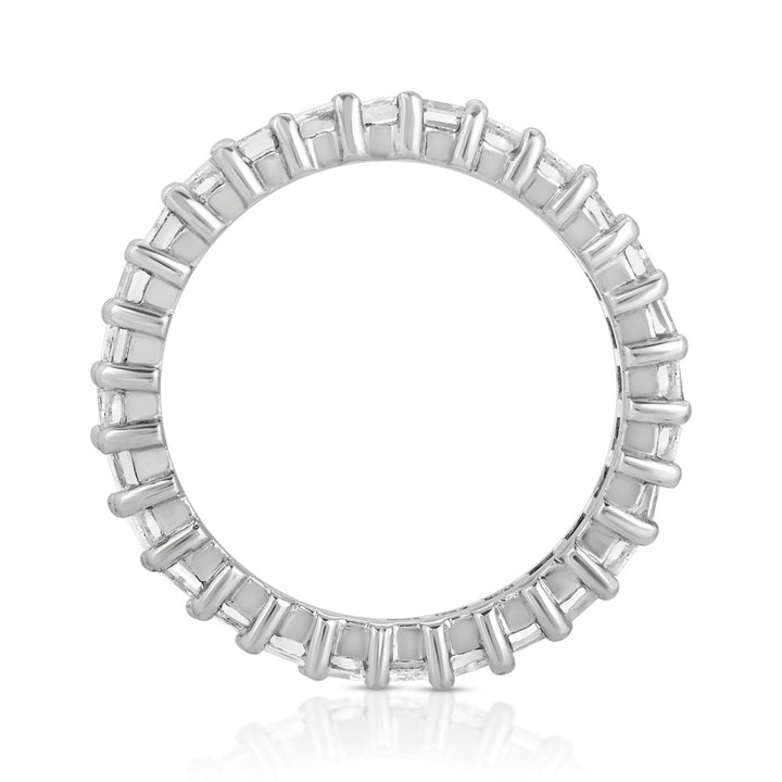 2.15 Ct. Tw. Emerald Cut Diamond Eternity Band G, VS