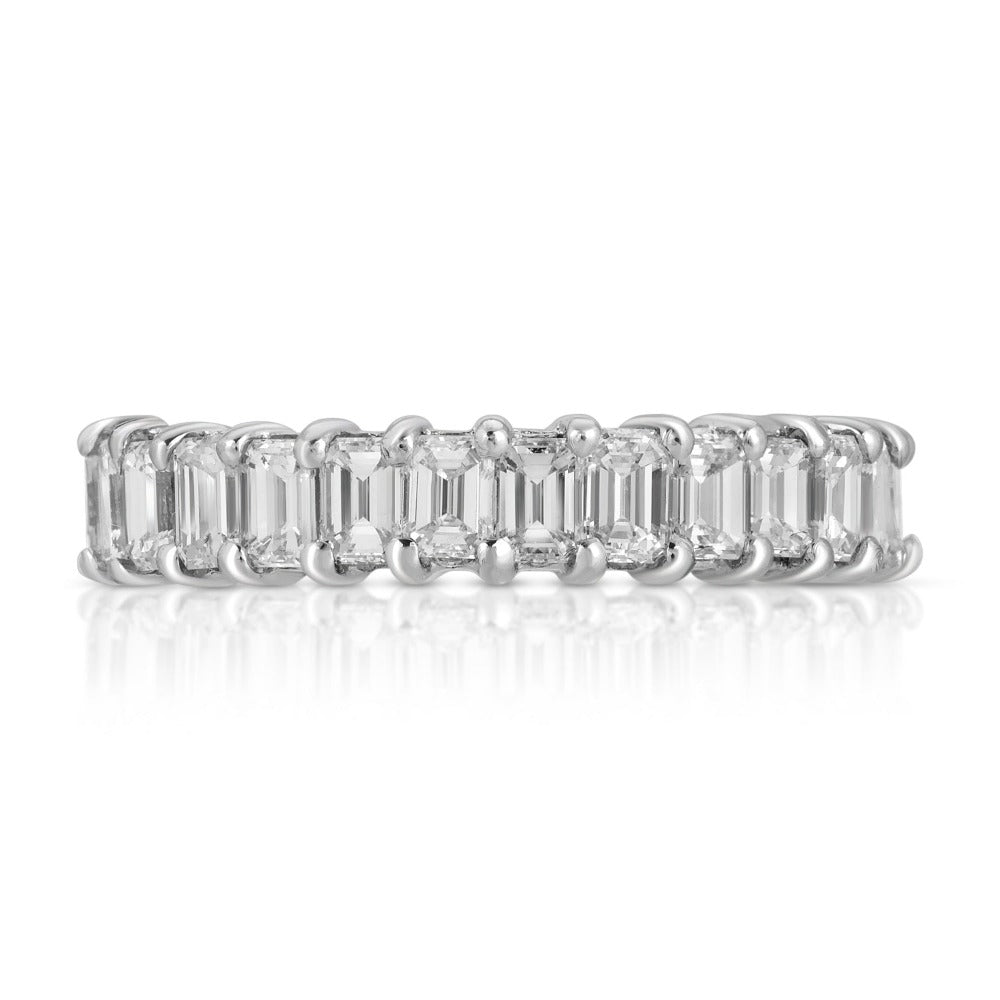 2.15 Ct. Tw. Emerald Cut Diamond Eternity Band G, VS