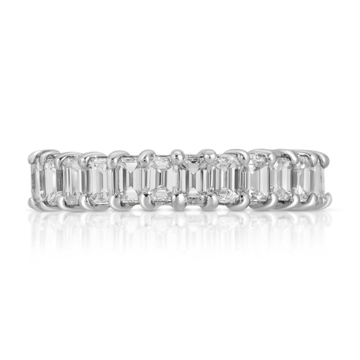 2.15 Ct. Tw. Emerald Cut Diamond Eternity Band G, VS