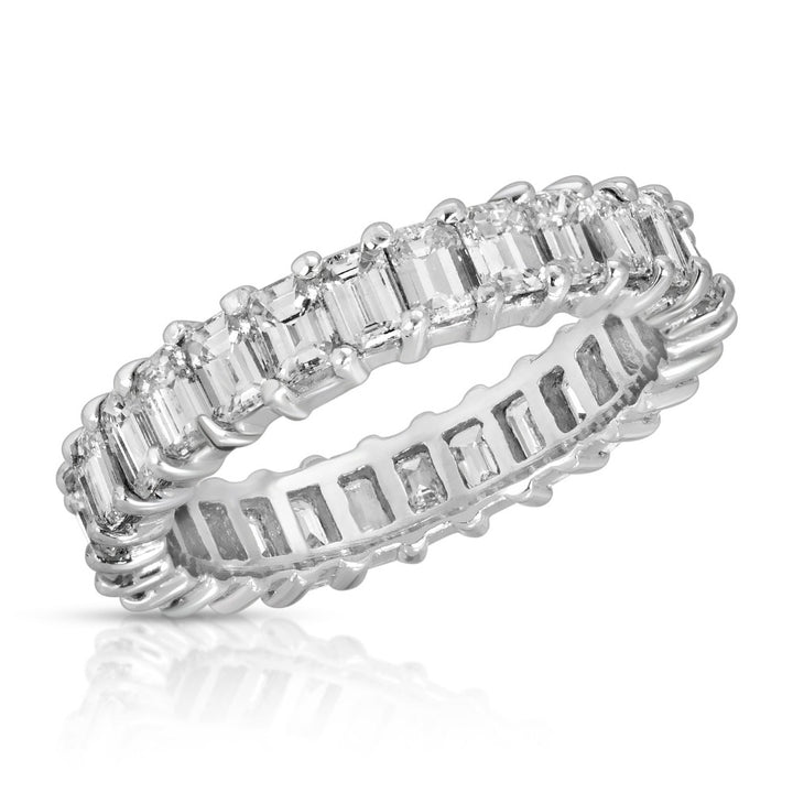 2.15 Ct. Tw. Emerald Cut Diamond Eternity Band G, VS