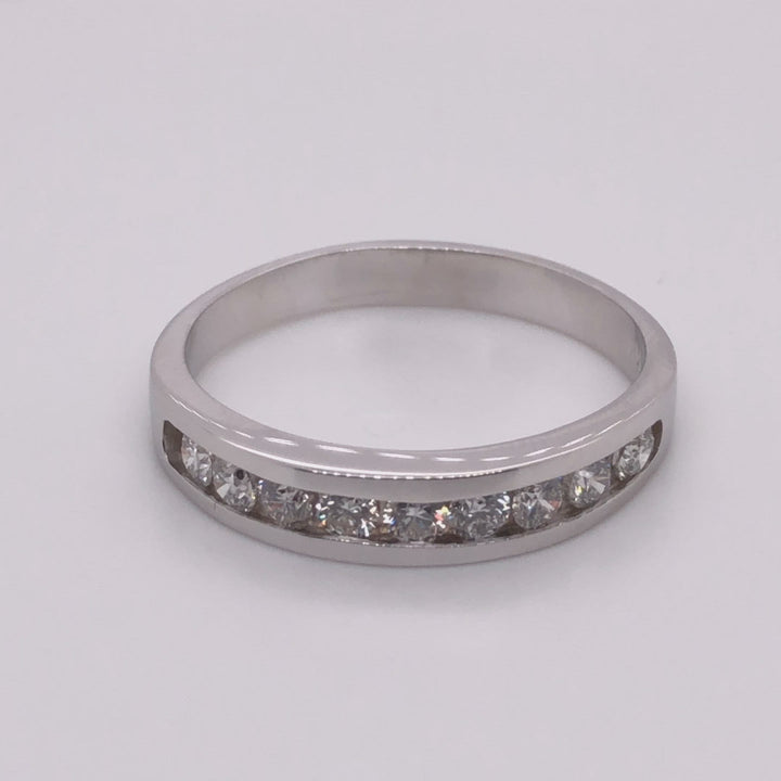 Men's 1.00 Ct. Tw. Brilliant Round Cut Diamond Channel Set Ring