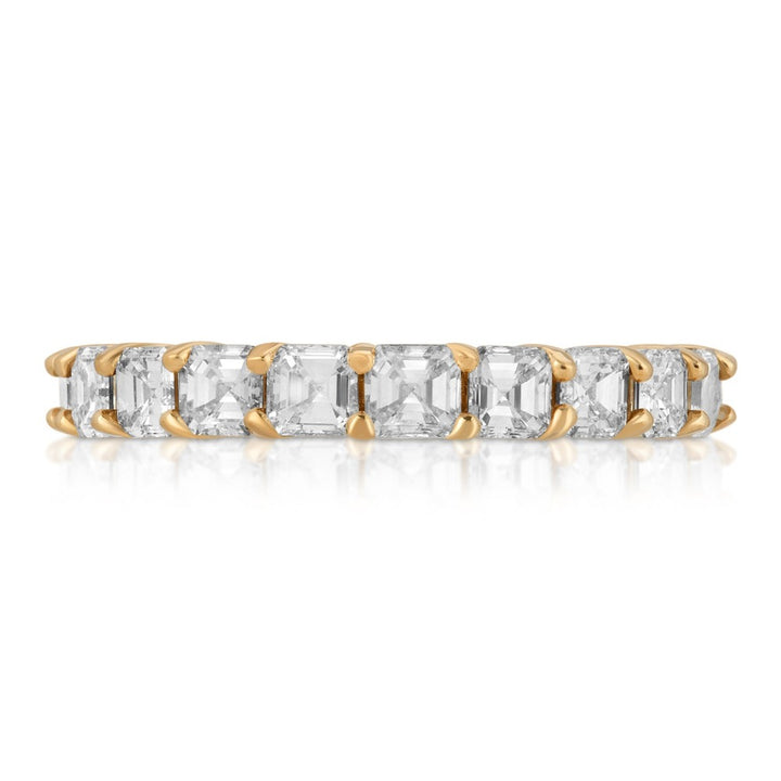 2.40 Carat Cushion Cut Diamond Eternity Band G, VS