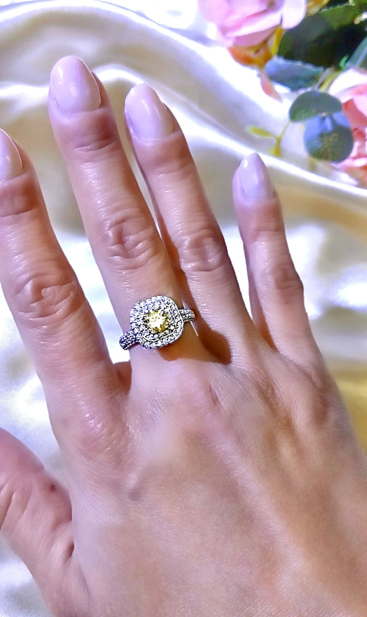 Fancy Yellow Diamond Ring