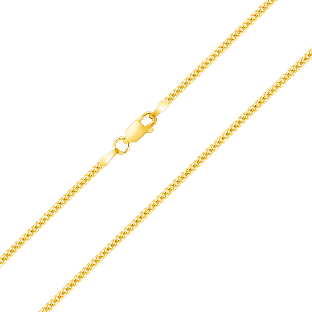 Solid 14K Yellow Gold 2.7 mm, 4 mm Miami Cuban Link Chain Necklace 16"-26"