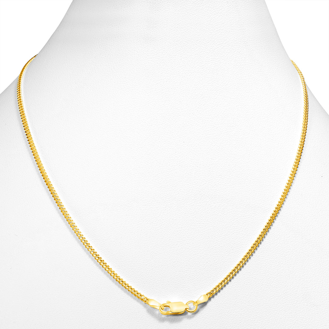 Solid 14K Yellow Gold 2.7 mm, 4 mm Miami Cuban Link Chain Necklace 16"-26"