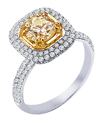 Fancy Yellow Diamond Ring