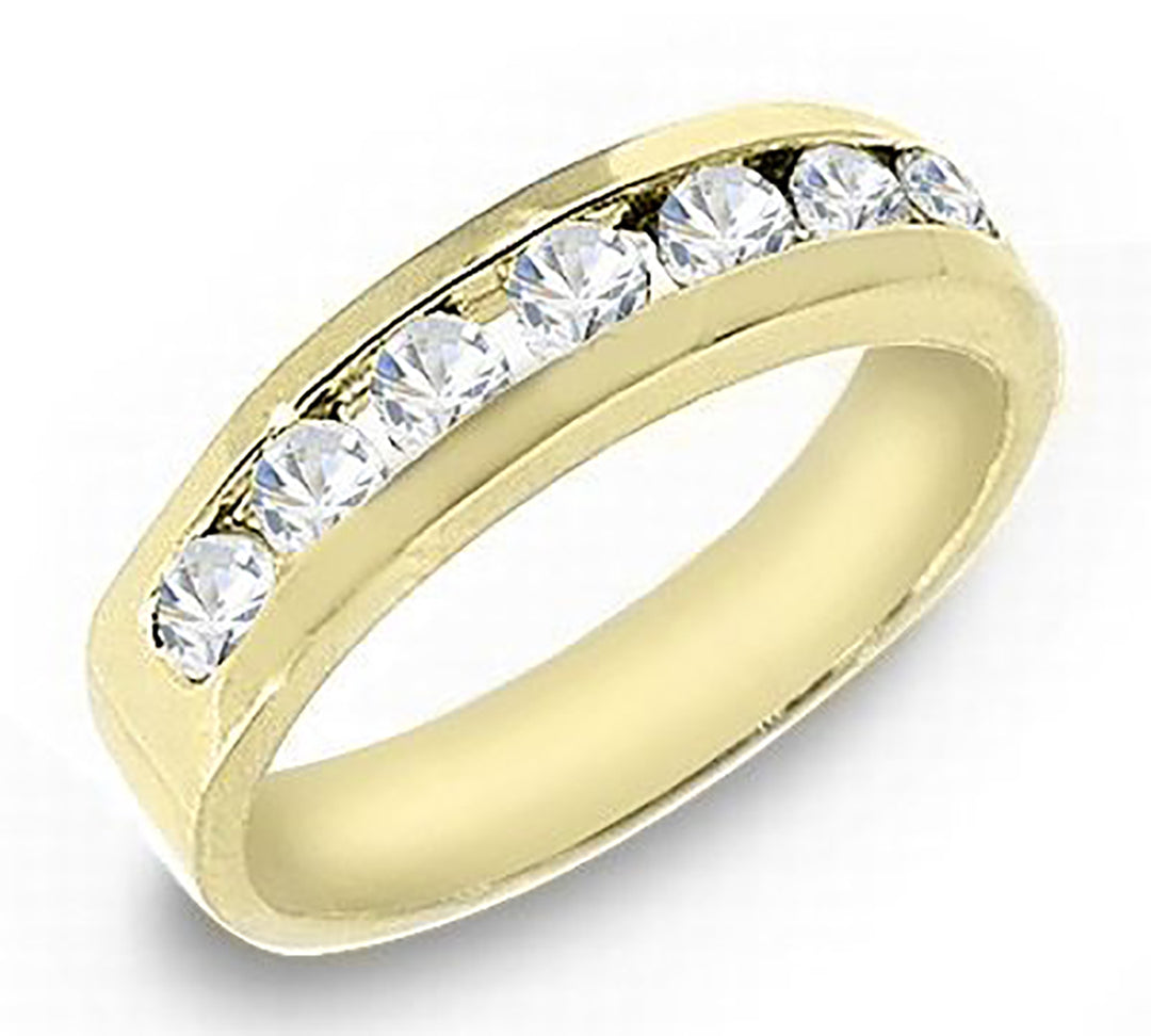 Women's 0.50 Carat Round Cut Diamond Band