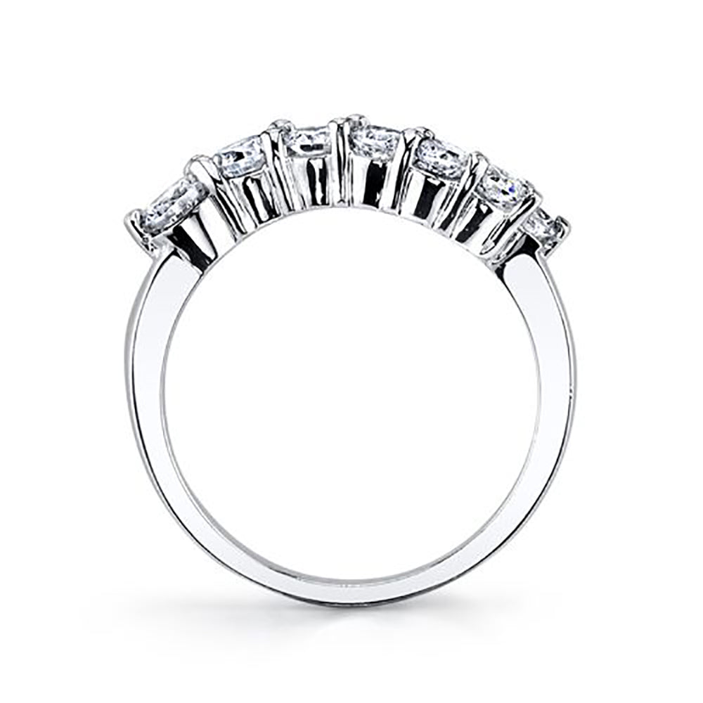 0.80 Ct. Tw. Brilliant Round Cut Diamond Journey Band