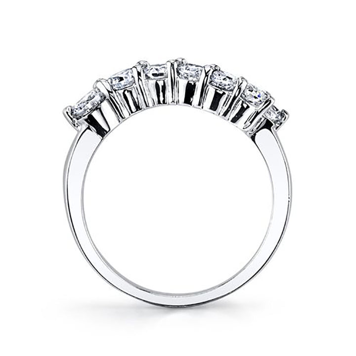 0.80 Ct. Tw. Brilliant Round Cut Diamond Journey Band