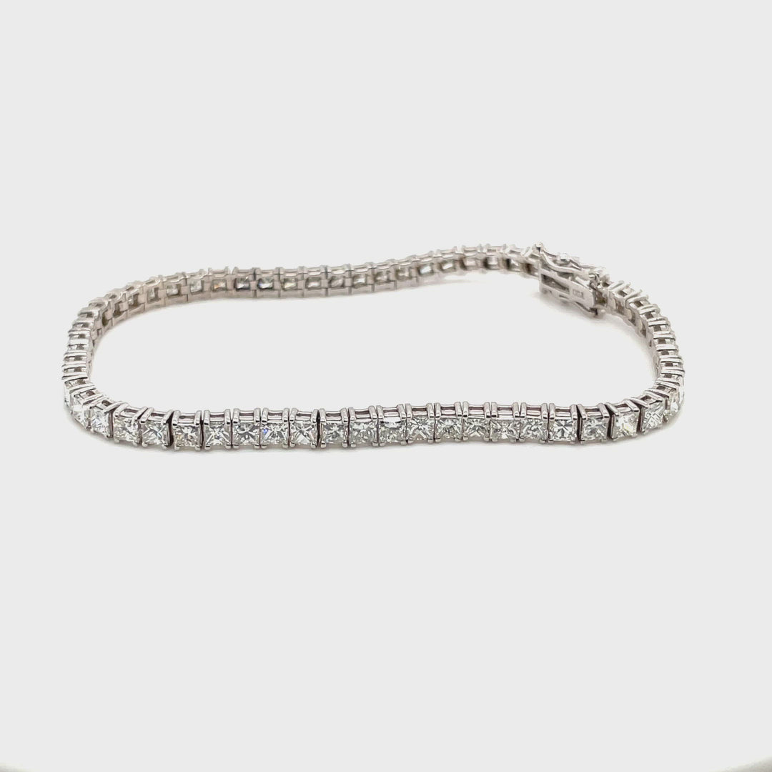 Princess Cut Diamond Tennis Bracelet 6.50 Ct. Tw.