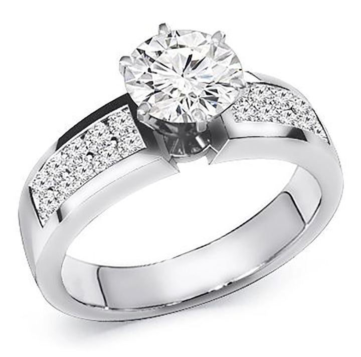 0.90 Carat Elegant Diamond Engagement Ring