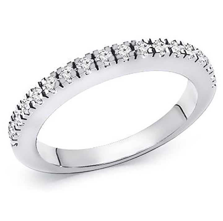 0.40 Carat Brilliant Round Cut Diamond Band