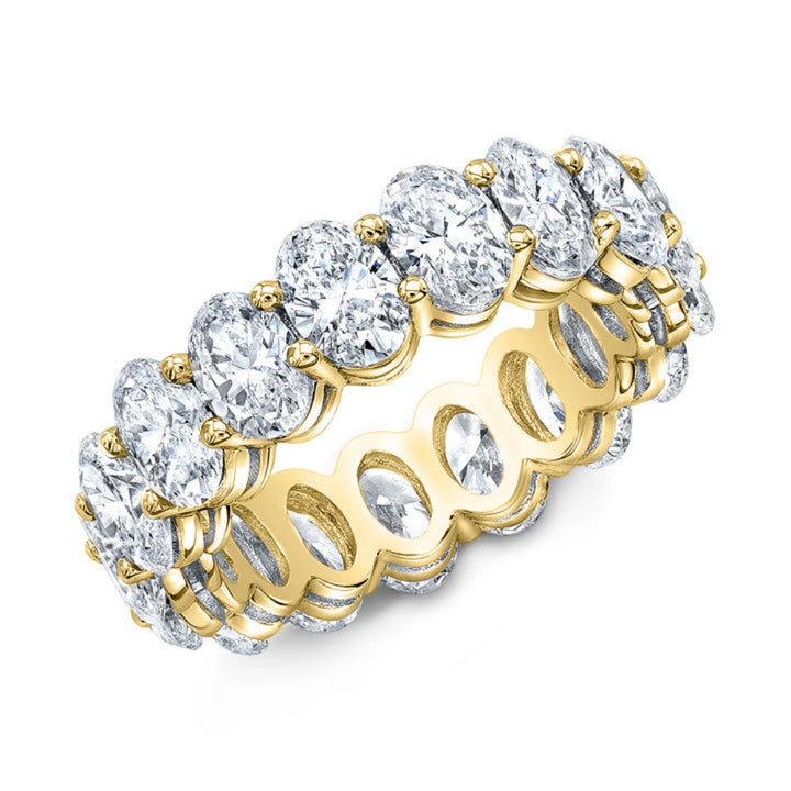 4.25 Carat Oval Cut Diamond Eternity Band