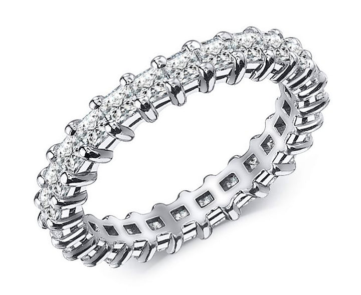 1.50 Carat Princess Cut Diamond Eternity Band