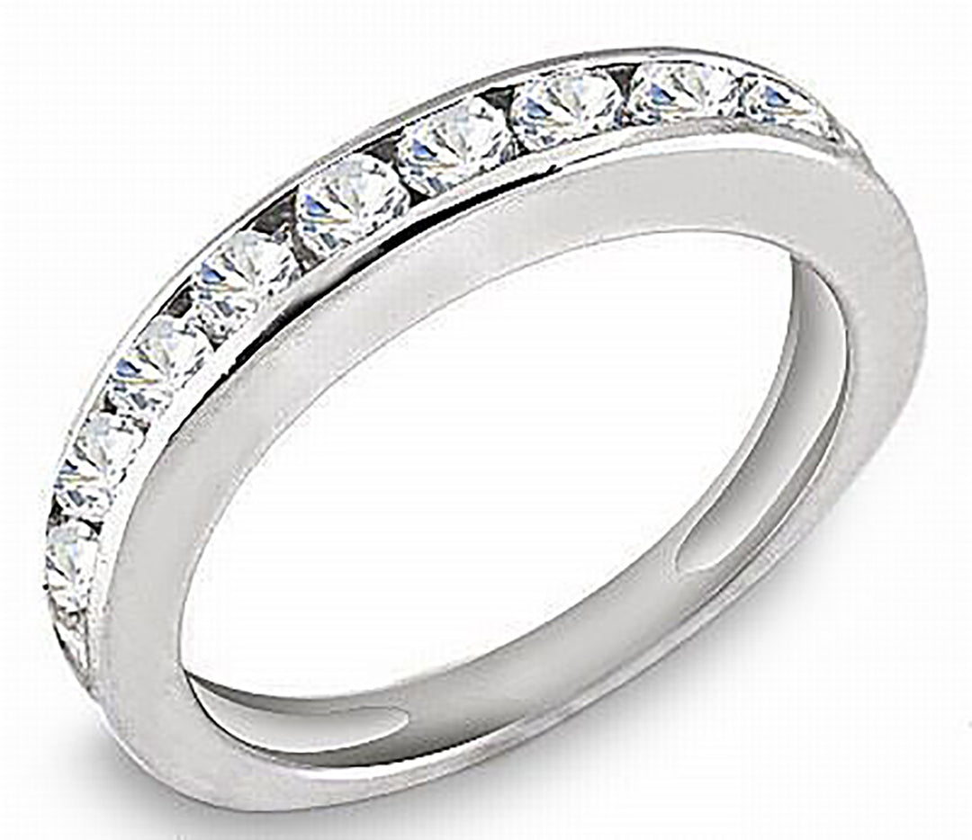 Men's Channel Set 1.00 Ct. Tw. Brilliant Round Cut Diamond Band