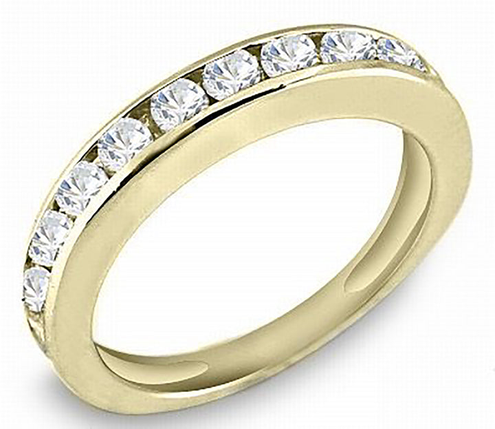 0.75 Ct. Tw. Round Cut Women's Channel Set Diamond Band