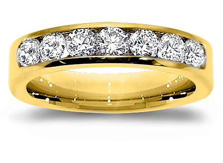 Women's 1.50 Carat Round Cut Diamond Band