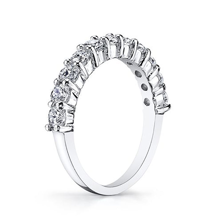 Women's Half-Way 1.00 Ct. Tw. Brilliant Round Cut Diamond Band