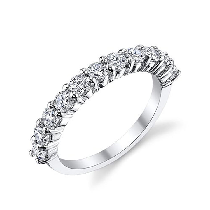 Women's Half-Way 1.00 Ct. Tw. Brilliant Round Cut Diamond Band