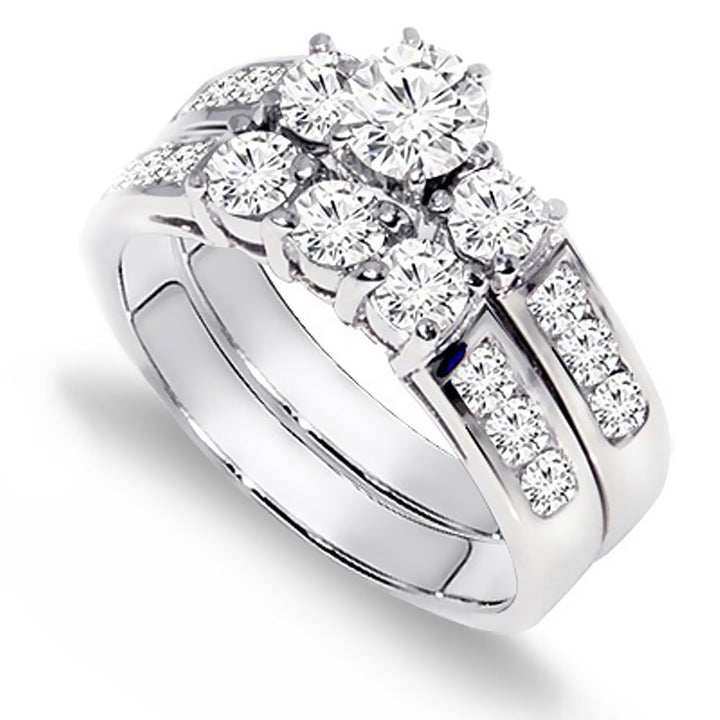 2.00 Carat Diamond Engagement Ring Set