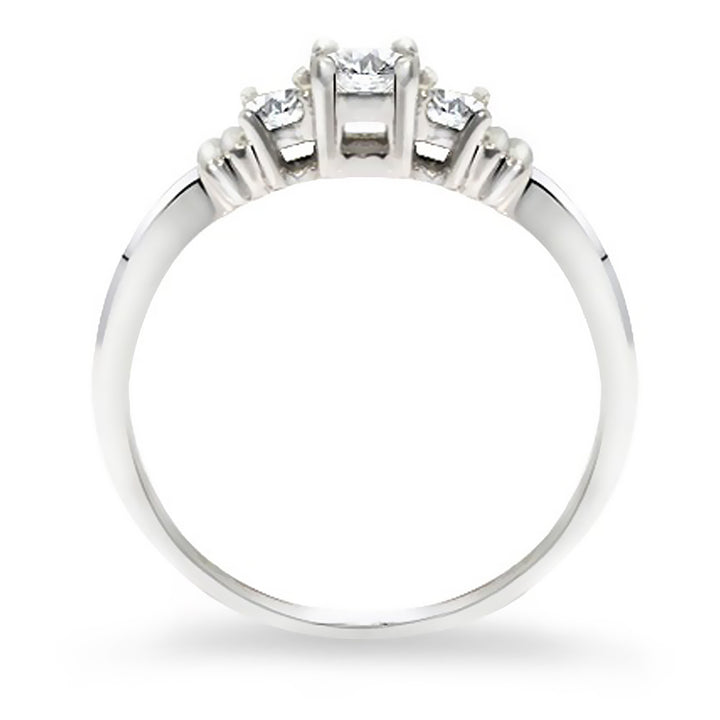 Three Stone Princess Cut Diamond Ring 0.55 Ct. Tw.