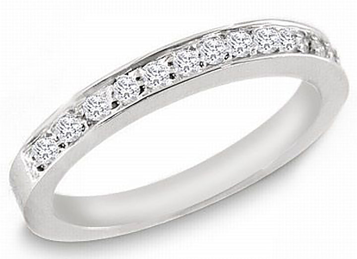 Ladies 1/5 Carat Brilliant Round Cut Diamond Band (G-H, VS)