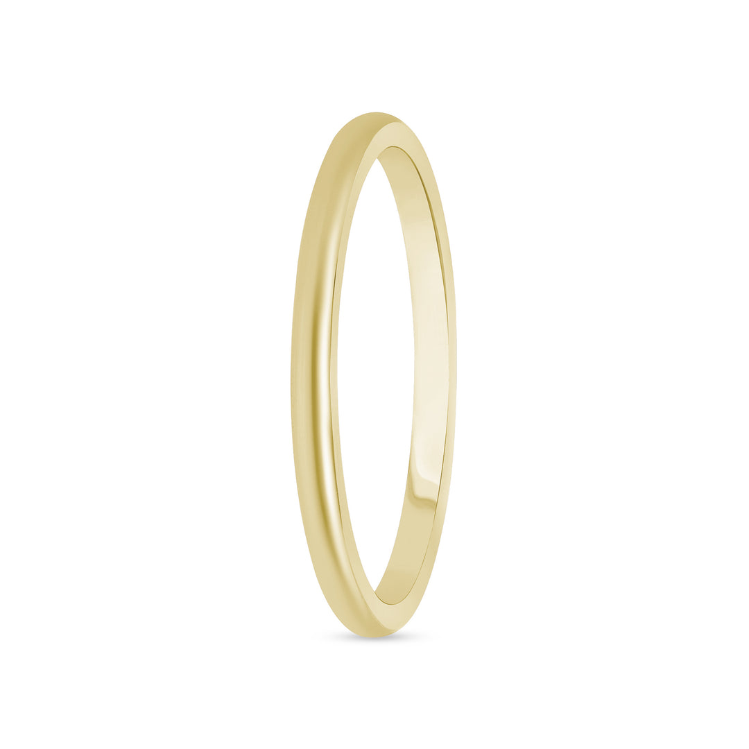 1.5MM Plain Wedding Band Comfort Fit