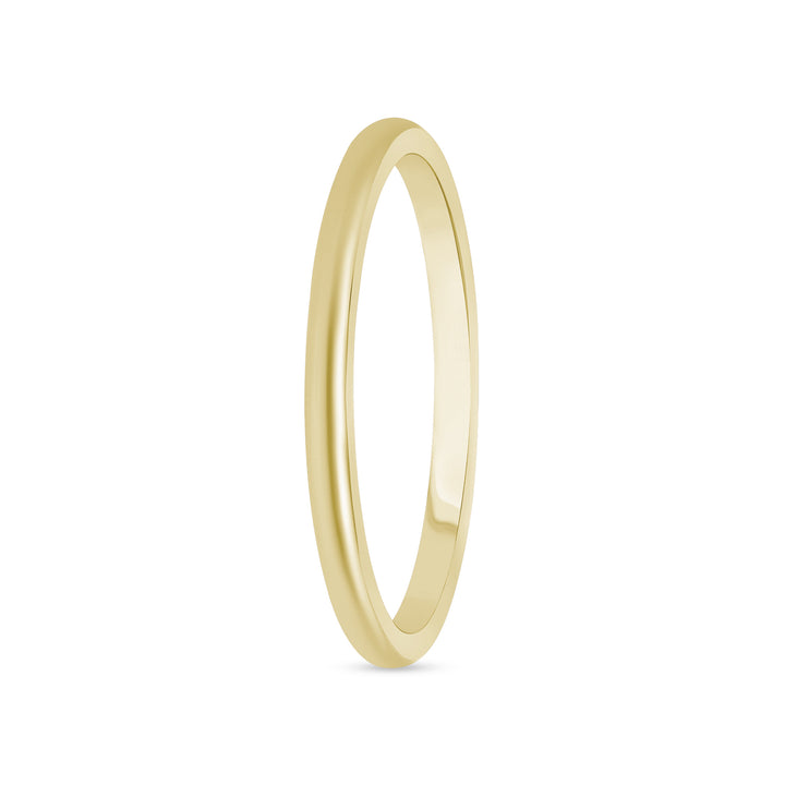 1.5MM Plain Wedding Band Comfort Fit