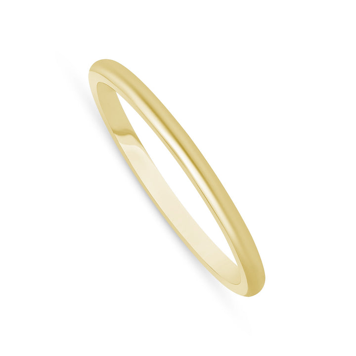 1.5MM Plain Wedding Band Comfort Fit